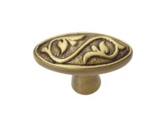 Nábytková knopka Curl s vlysom 33x17mm