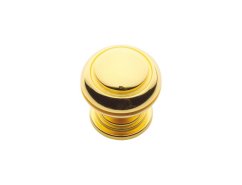 Nábytková knopka Antik priemer 30mm s poťahom 24k zlata