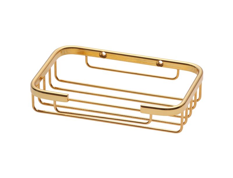 Mosazný košík na mýdlo či houbu