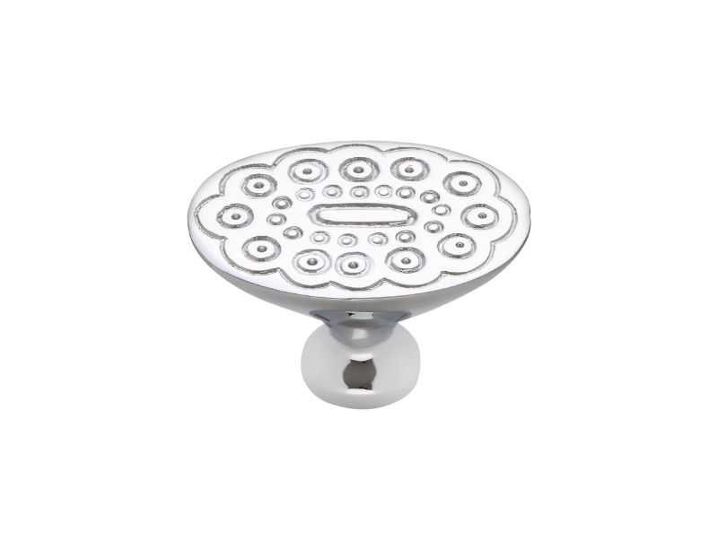 Nábytková knopka Boccolo 33x24mm hladká s potahem 24k zlata