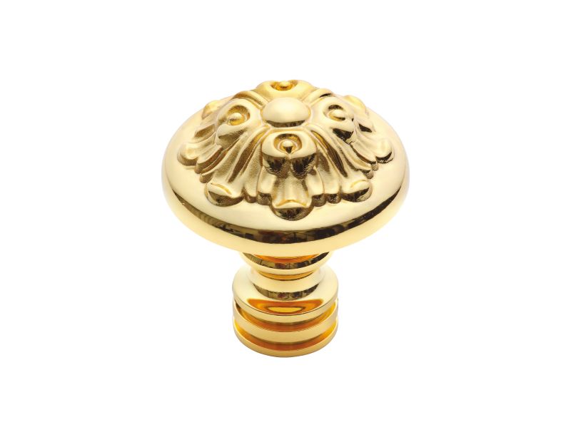 Nábytková knopka Blossom priemer 48mm s poťahom 24k zlata