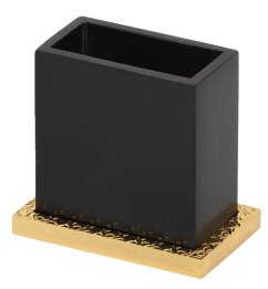 Téglik na kefky Frame volne stojace s poťahom 24k zlata