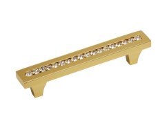 Nábytková úchytka Almara 128mm s poťahom 24k zlata