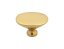 Nábytková knopka Boccolo 33x24mm hladká s potahem 24k zlata