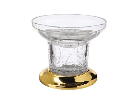 Miska na mýdlo Bebek volně stojící s potahem 24k zlata