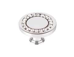 Nábytková knopka Dore Swarovski priemer 30mm