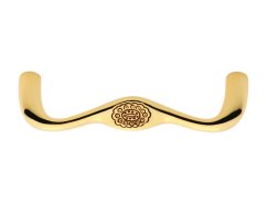 Nábytková úchytka Boccolo 128mm s poťahom 24k zlata