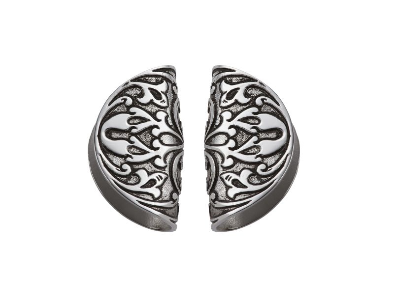 Nábytková úchytka Butterfly 42x75mm - patinovaný chróm