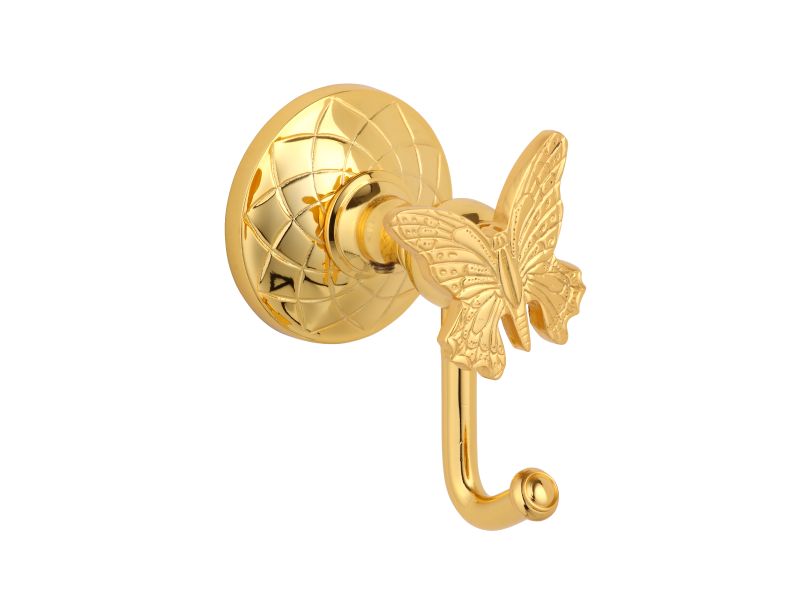 Háčik Butterfly s poťahom 24k zlata