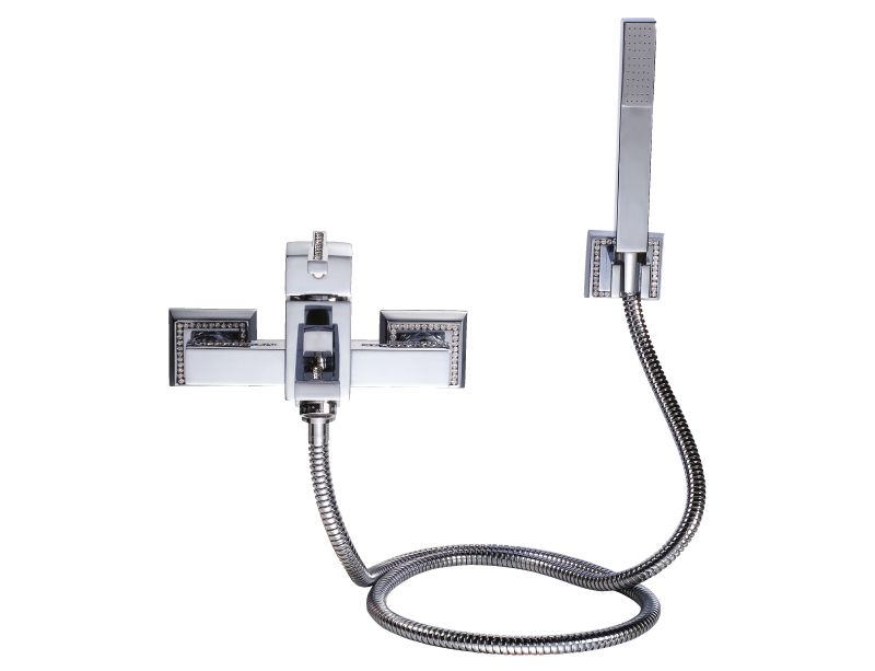 Umyvadlová baterie Mimoza s potahem 24k zlata