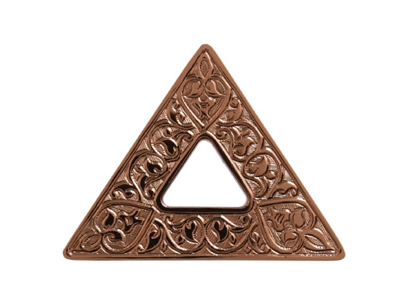 Nábytková úchytka Triangl "květiny"