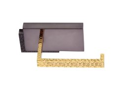 Úchyt na toaletný papier  Frame s poťahom 24k zlata