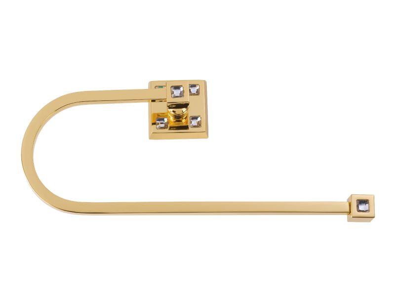 Tyč na papierové utierky Tria s poťahom 24k zlata
