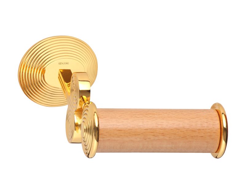 Úchyt na toaletný papier  Bubble - potah  zlato 24k