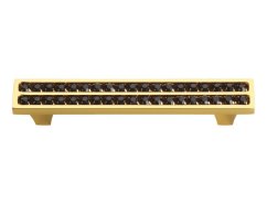 Nábytková úchytka Rosa 192mm s poťahom 24k zlata