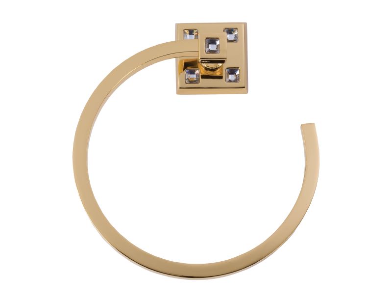 Kruh na uterák Tria s poťahom 24k zlata