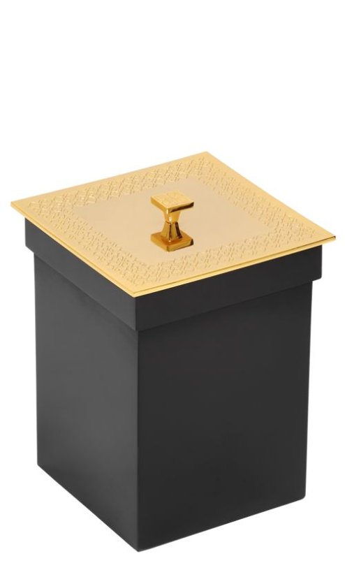 Kúpeľňový kôš  Frame s poťahom 24k zlata