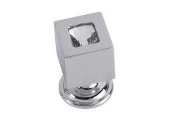 Komodová knopka Tria 10x10mm, 10x10 Swarovski