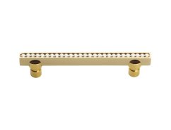 Nábytková úchytka Mimoza 160 mm s poťahom 24k zlata