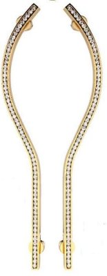 Nábytkové úchytky Diva 224mm s poťahom 24k zlata